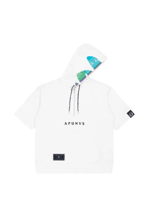AAPE BY *A BATHING APE® half-zip hoodie White AAPSWM3779XXG