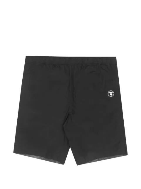AAPE BY *A BATHING APE® elasticated-waist logo-print shorts Black AAPSPM6842XXI
