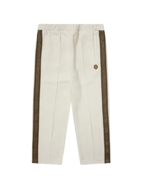 AAPE BY *A BATHING APE® Moonface pintuck track pants Neutrals AAPPTMA644XXL