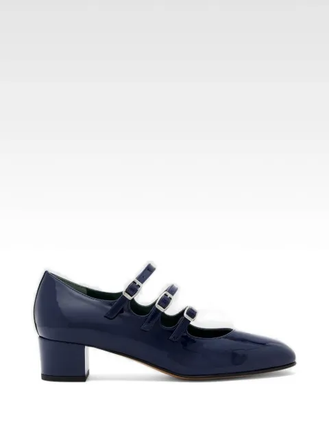 Carel Paris Kina buckle-strap pumps Blue KINAVERNISBLUEMARINE