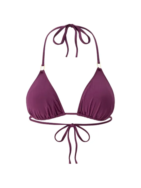 Melissa Odabash ring-detail triangle bikini top Purple MOCANCUN