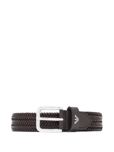 Emporio Armani woven belt Brown EM005833AF25479
