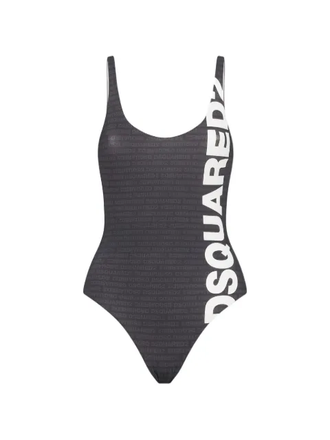 DSQUARED2 Dsquared2 logo one-piece swimsuit Grey D6BGC5030ISA01