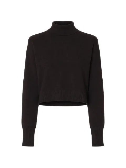 SABLYN turtleneck cropped sweater Brown SABLE2506