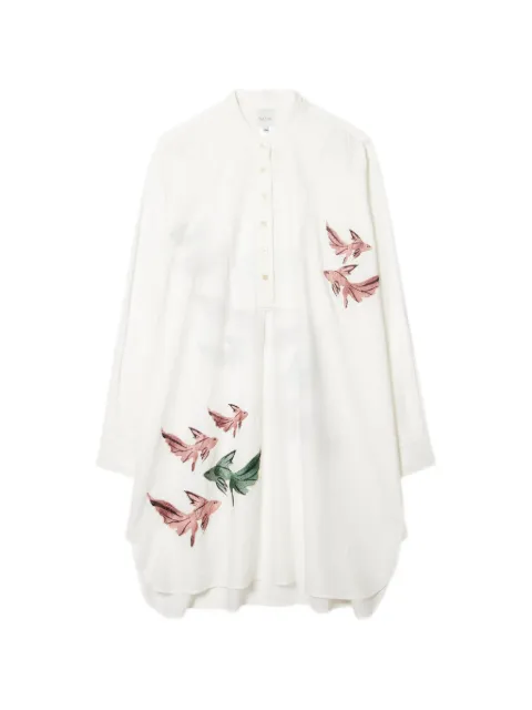Paul Smith fish-embroidered kaftan White W1A334FU396