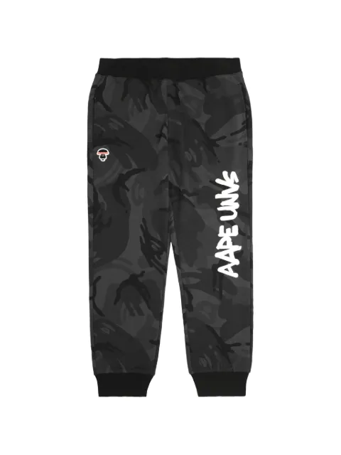 AAPE BY *A BATHING APE® camo-patterned trackpants Black AAPPTMA638XAL