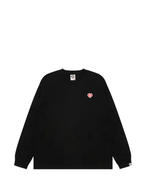 AAPE BY *A BATHING APE® long-sleeve T-shirt Black AAPLTM1815XXQ