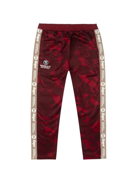 AAPE BY *A BATHING APE® Moonface camo track pants Red AAPPTMA647XXL