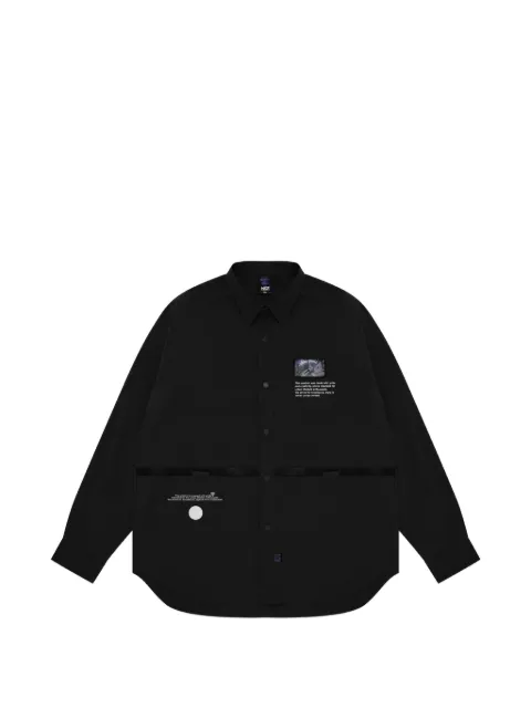 AAPE BY *A BATHING APE® Moonface shirt Black AAPSTM8441XXK