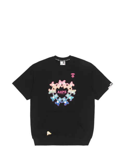 AAPE BY *A BATHING APE® graphic mini dress Black AAPDSW8451XXK