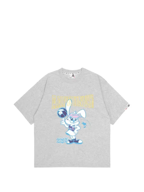 AAPE BY *A BATHING APE® bunny graphic T-shirt Grey AAPTEW1317XAK
