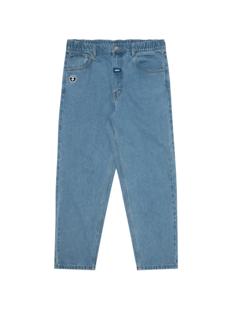 AAPE BY *A BATHING APE® patch relaxed trousers Blue AAPPTM6946XAK
