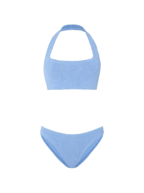 Hunza G Sandy halterneck bikini (set of two) Blue SANDYBIKINI