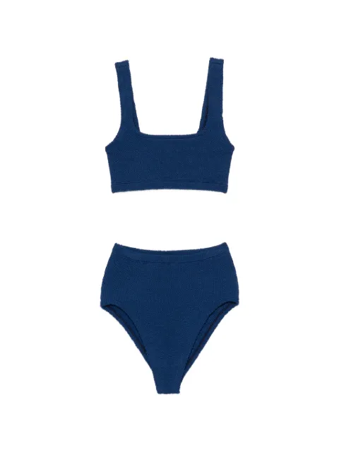 Hunza G Patricia crinkle-effect bikini Blue PATRICIABIKINI