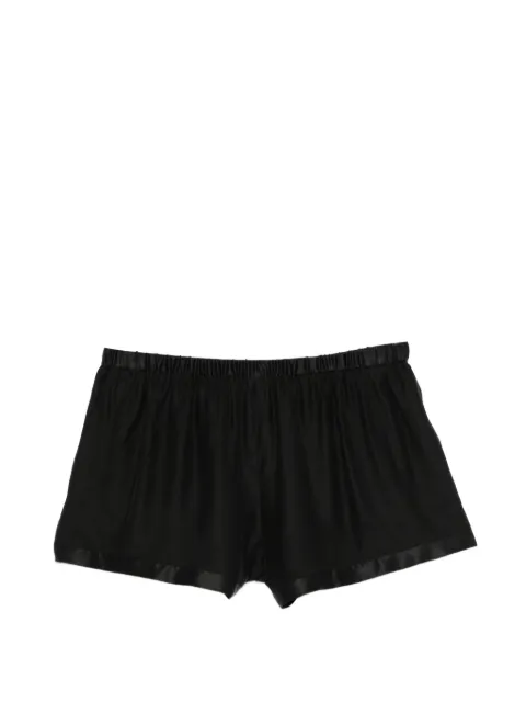 TOM FORD logo-embroidery pajama shorts Black SH0089FAX1824