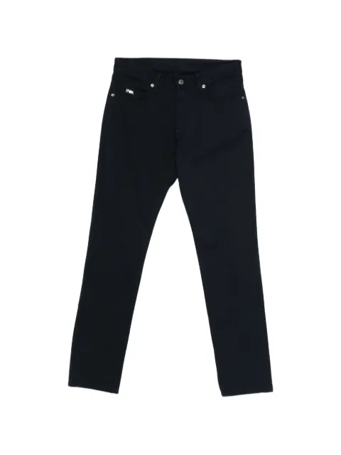 Emporio Armani logo-plaque trousers Blue EM000062AF22611