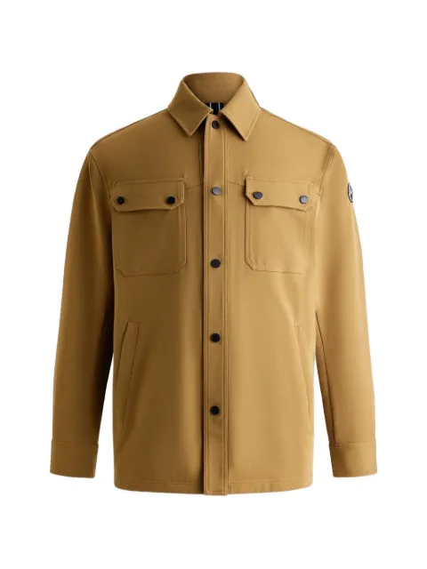Fusalp Solandroz button-fatening shirt jacket Brown J21091109