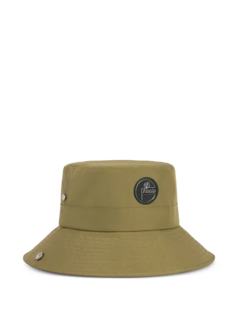 Fusalp Ranger logo-patch bucket hat Green J37055060
