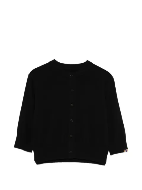 extreme cashmere Nº474 Super Little buttoned cardigan Black 474