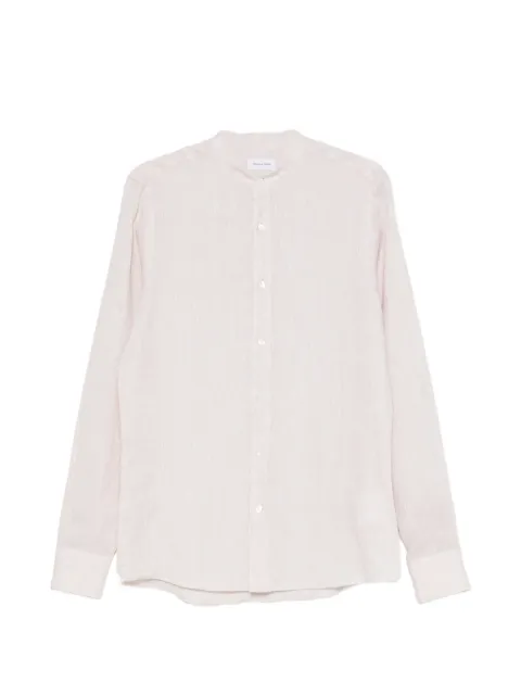 Tagliatore band-collar long-sleeve shirt Neutrals CANNESNS740005