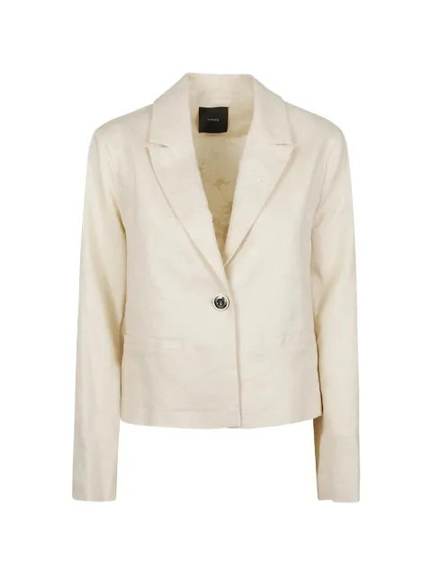 PINKO single-breasted blazer Neutrals 106526A374