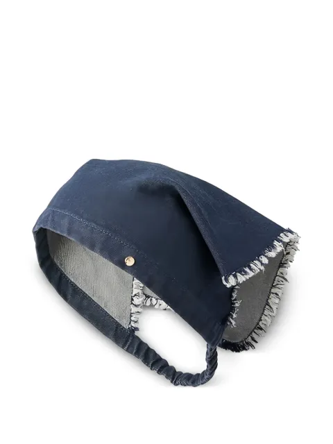 Maison Michel Natasha fringed hat Blue 2668001001