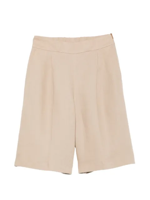 Agnona pleated shorts Neutrals T81103XU3049