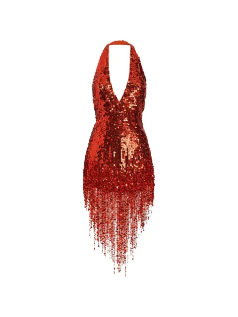 Dolce & Gabbana sequin dress Red F615NZGDDS4