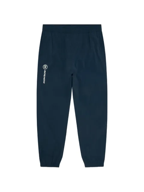 AAPE BY *A BATHING APE® elasticated logo track pants Blue AAPPTMC675XXQ