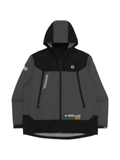 AAPE BY *A BATHING APE® hooded utility jacket Grey AAPLJM7538XXJ