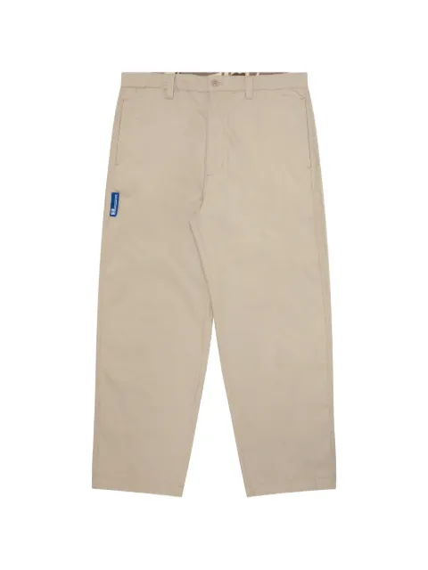 AAPE BY *A BATHING APE® embroidered logo chino trousers Neutrals AAPPTMA677XXM