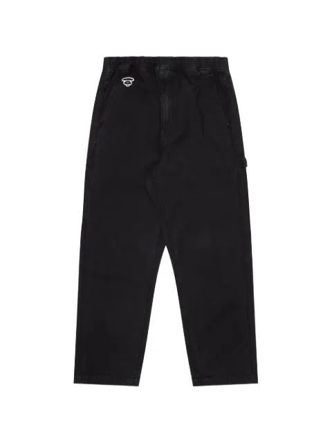 AAPE BY *A BATHING APE® elastic-waistband trousers Neutrals AAPPTMB617XXM