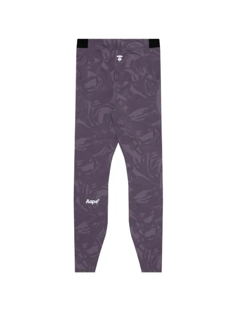 AAPE BY *A BATHING APE® logo leggings Purple AAPLIW5173XAK