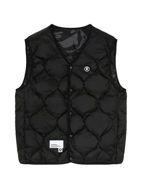 AAPE BY *A BATHING APE® sleeveless gilet Black AAPDNM7630XXL