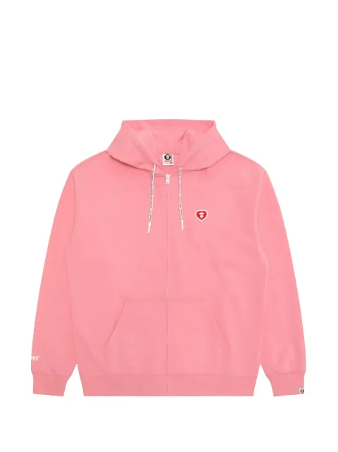 AAPE BY *A BATHING APE® heart-moonface zip hoodie Black AAPSWMD346XXQ