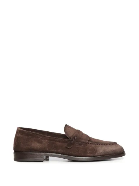 Galliano Tequila suede penny loafers Brown 69004