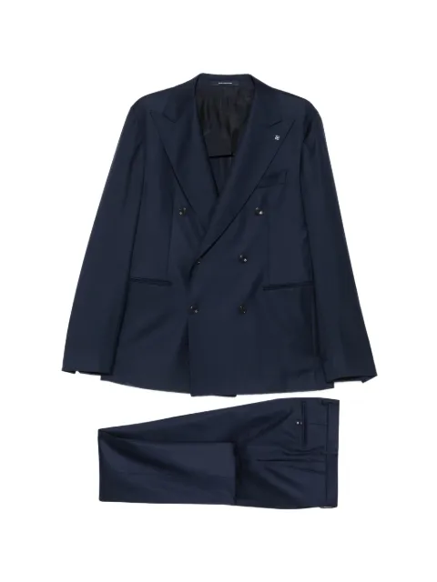 Tagliatore double-breasted peak-lapel suit Blue 2SVS20A11PE070001U