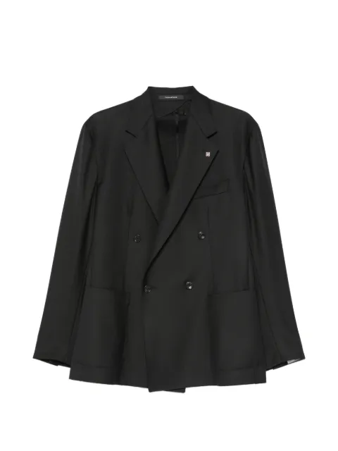Tagliatore double-breasted peaked-lapels jacket Black GNORMAN1DK070001