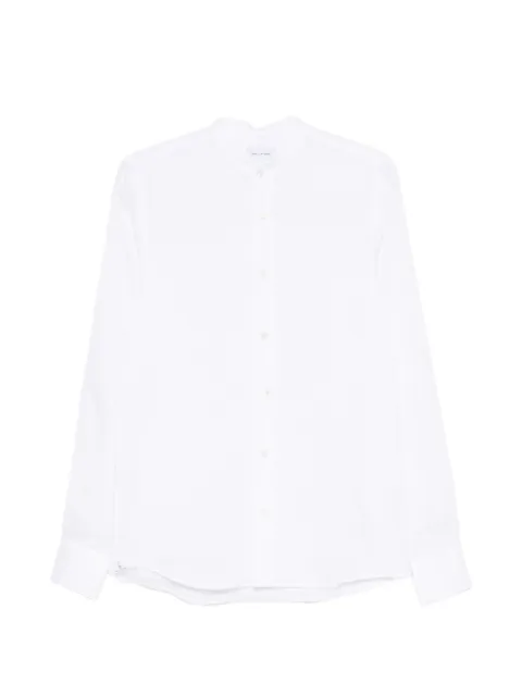Tagliatore Cannes band-collar long-sleeve shirt White CANNESNS740005U