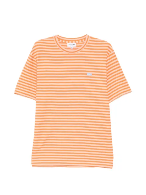 Lacoste striped T-shirt Orange TH2193004HI