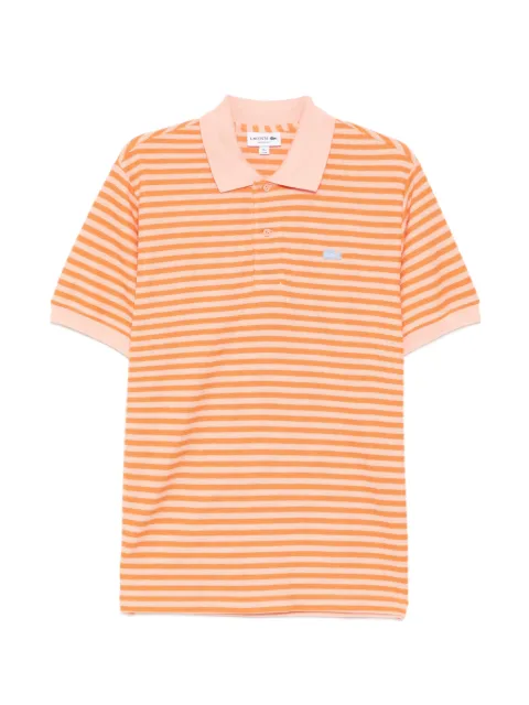 Lacoste striped polo shirt Orange DH5501004HI