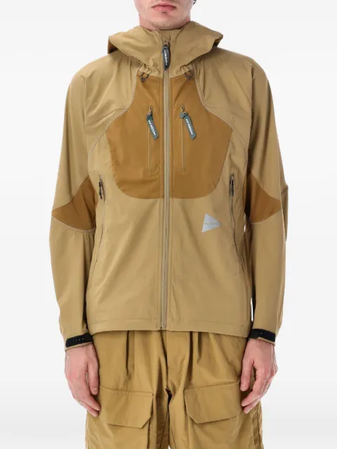 and Wander zip panelled jacket Neutrals 5746121007040