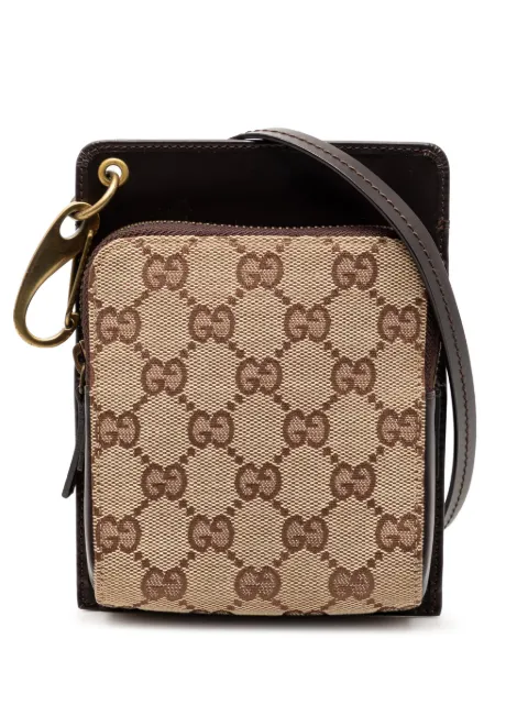 Gucci Pre-Owned 2000-2015 GG Canvas crossbody bag Brown D3Y4GWZDRY73MKZA