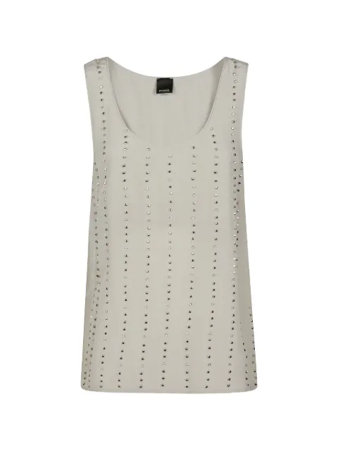 PINKO vest top with jewel stripes Grey 106214A31F