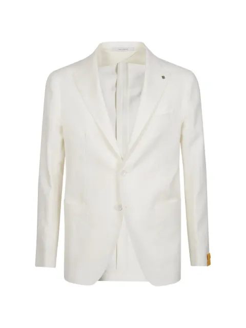 Tagliatore notched-lapel blazer White 1SMC22K340305U