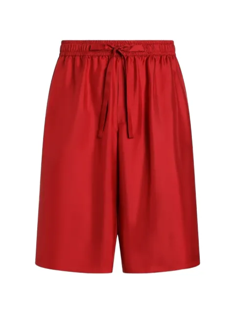 Dolce & Gabbana Vanity silk twill bermuda Red GV5MAZFU1XB