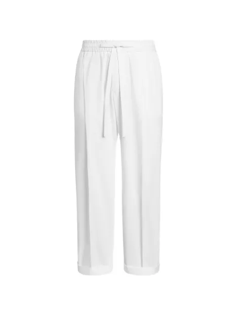 Dolce & Gabbana cotton poplin jogging trousers White GP12RZFU5ZE