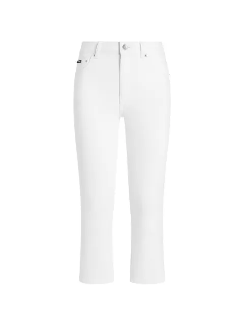 Dolce & Gabbana 5-pocket denim trousers White FTDJUDG8PY4