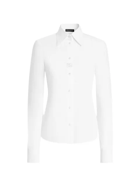 Dolce & Gabbana poplin shirt White F5T78ZFUEFM