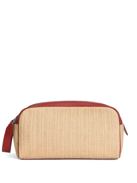 Dolce & Gabbana Essenza toiletry bag in raffia Neutrals BP3467A0859